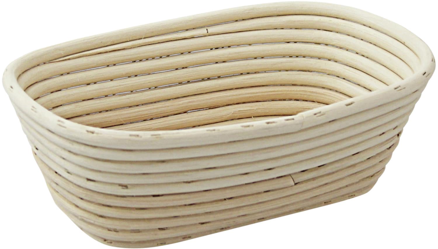 Bread proofing baskets long, round shape plaited bottom 201400