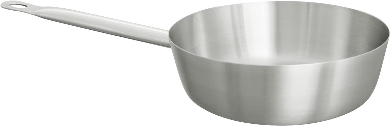 casserole basse ø 28 cm, NOSER, Hauteur 11 cm, 6.25 L, Rond, inox 18/10,  modèle extra lourd , convient pour l'induction – Banholzer AG