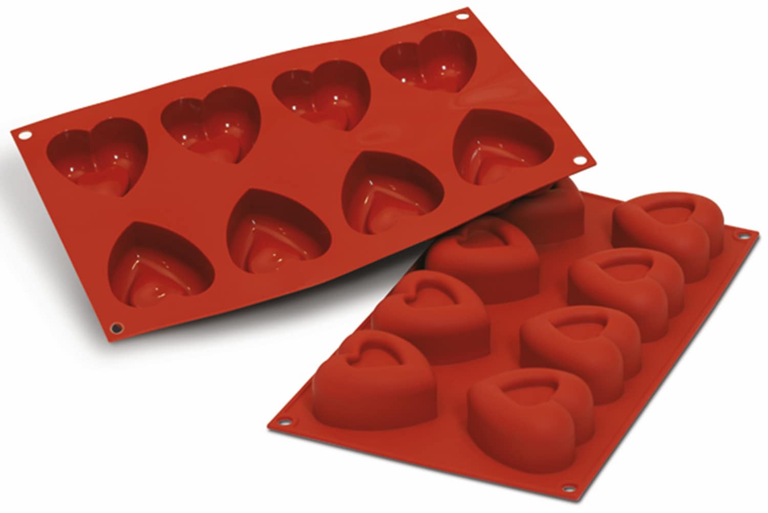 Silicone baking moulds Heart 300 x 175 mm - 115039