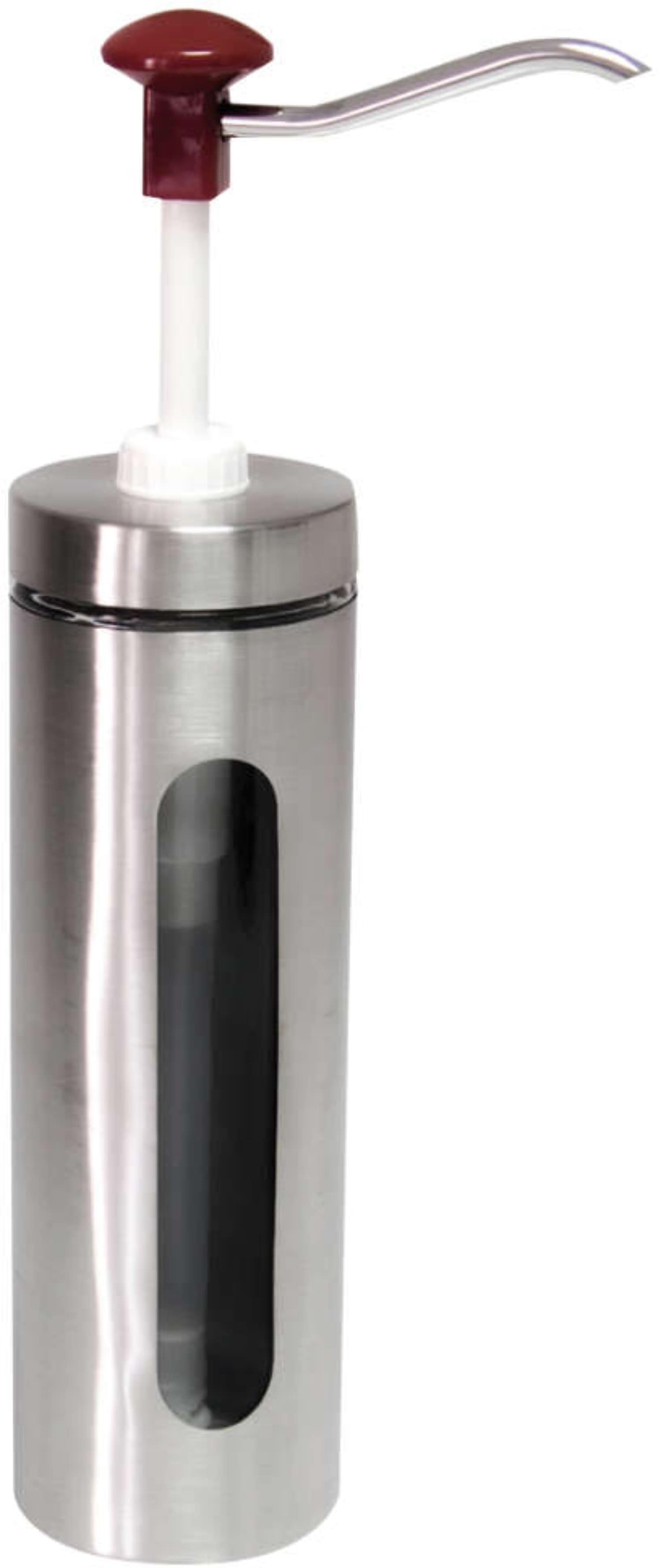 Push button dispenser with glass window 152430