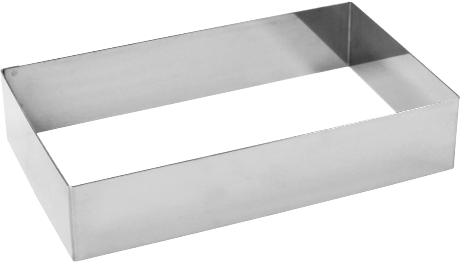 Tart ring "rectanglar" stainless steel 155380