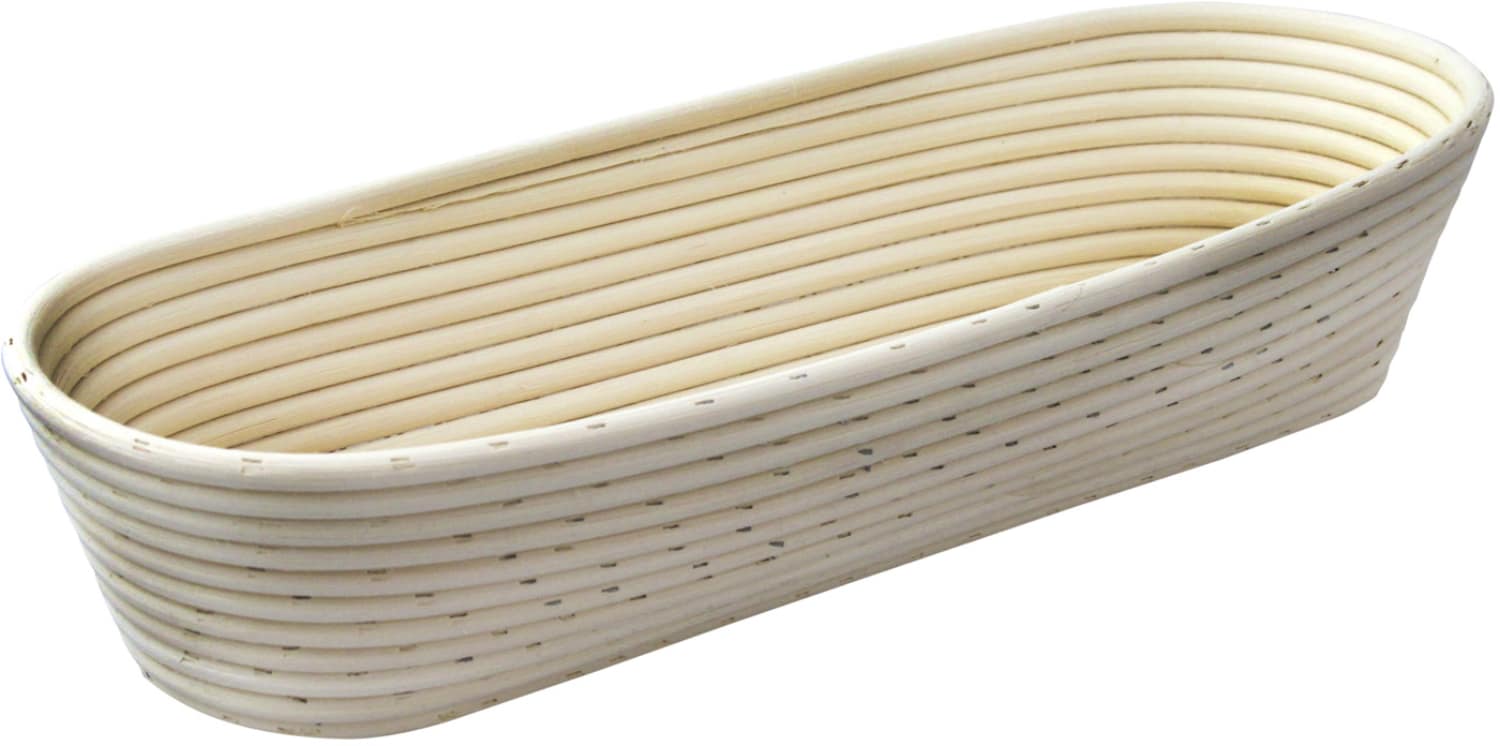 Round bread proofing baskets with plaited bottom - 201200