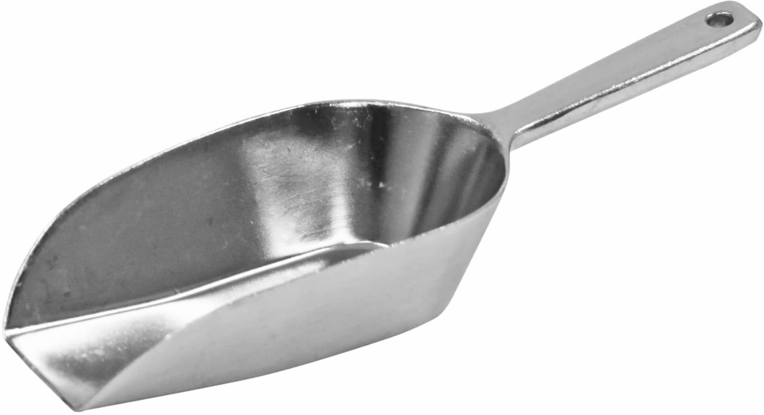 Flour scoop made of stainless steel with handle made of rubber - 180300