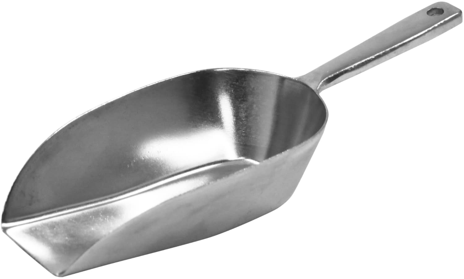 Flour scoop, stainless steel