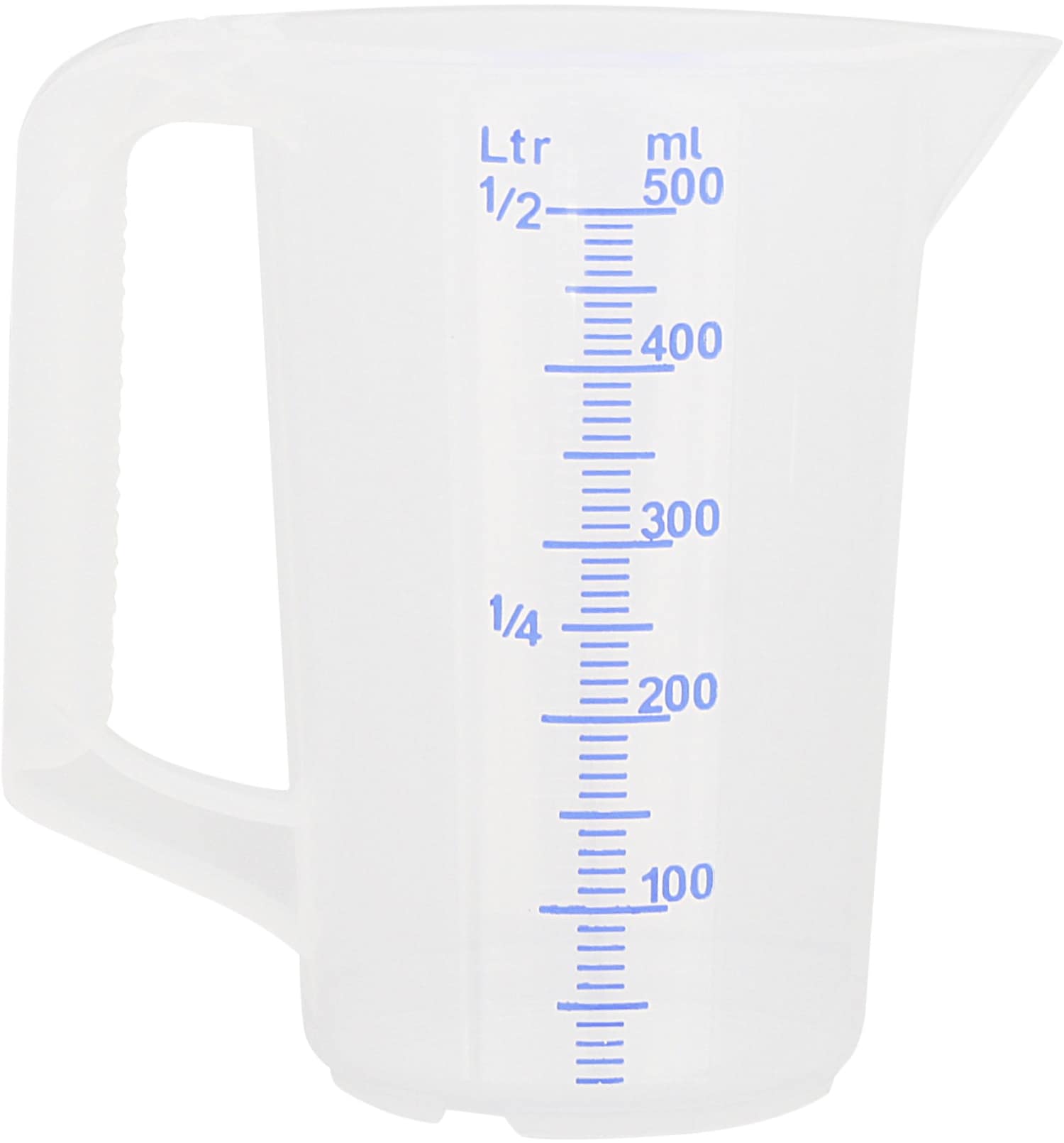 Measuring cups with open handle & stamped scale - 200010