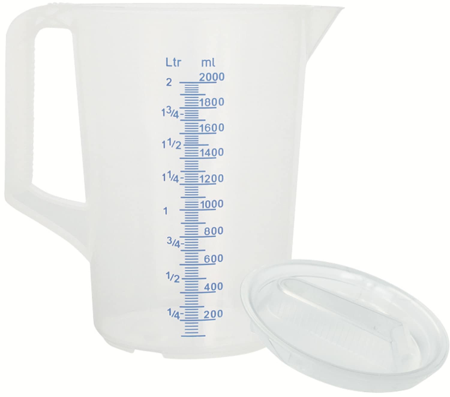 Set of measuring cups closed handle