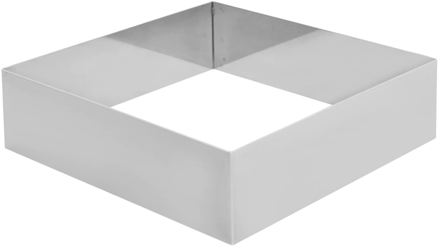 Tart ring "square" stainless steel