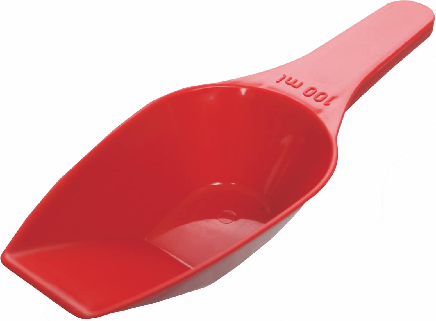 Flour scoop made of stainless steel with handle made of rubber - 180300