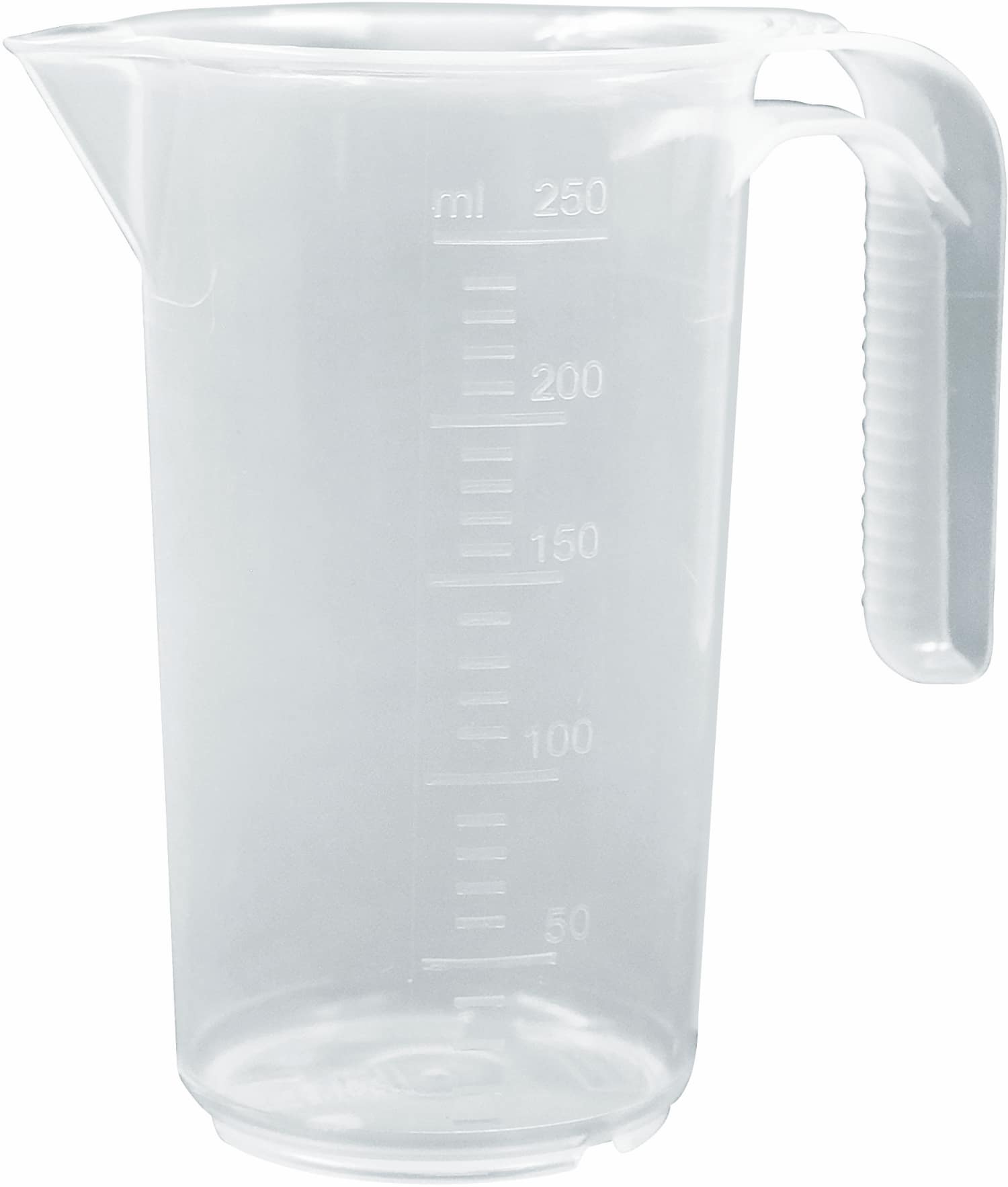 Measuring cups with open handle and litre and ml scale - 200149