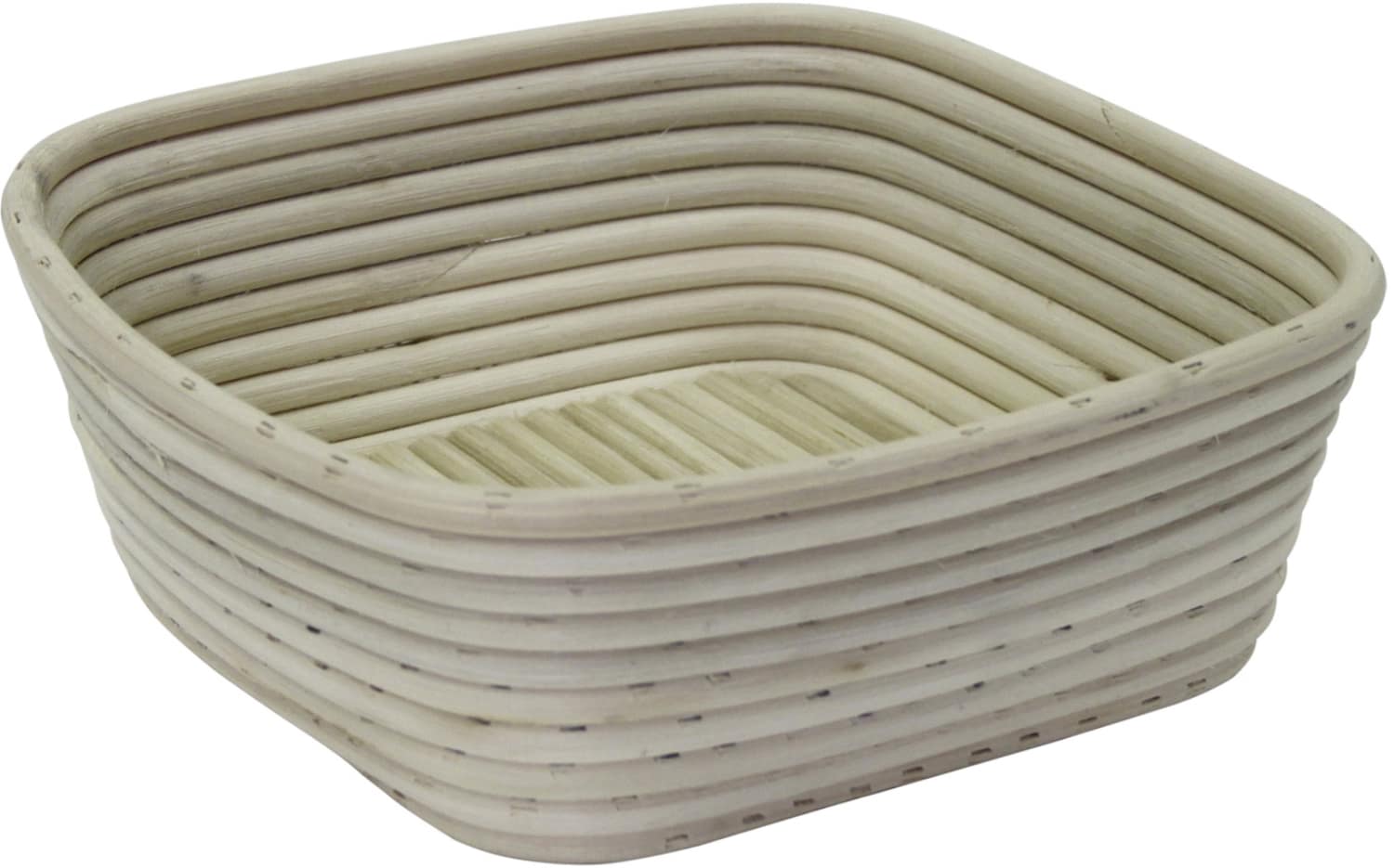 Bread proofing basket square plaited bottom 201852