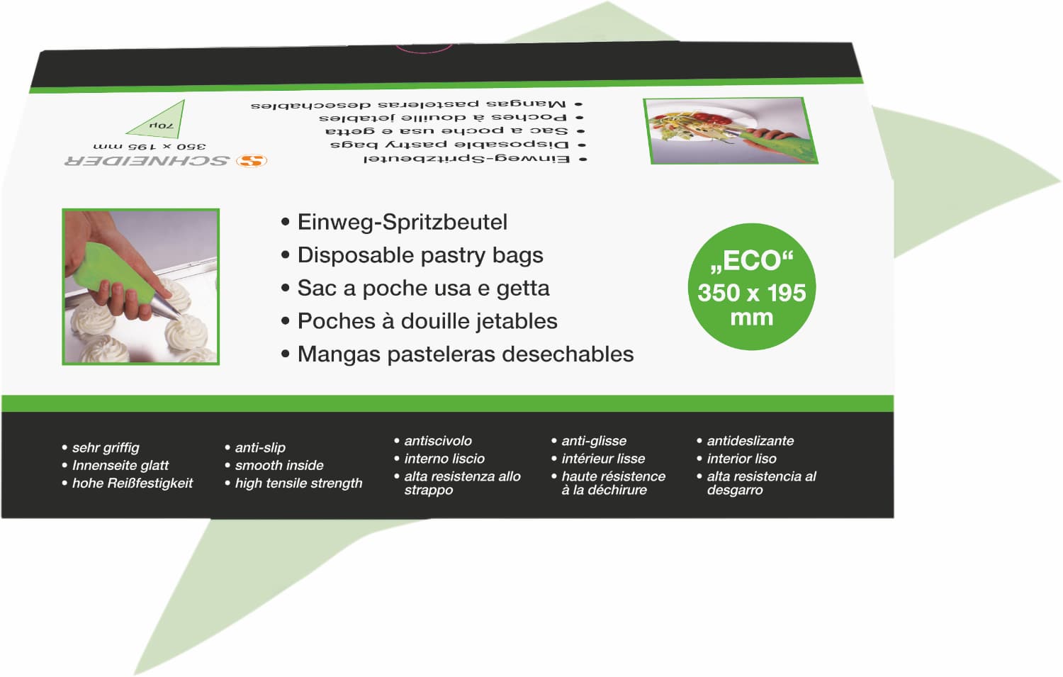 Disposable pastry bags "ECO" line  391800