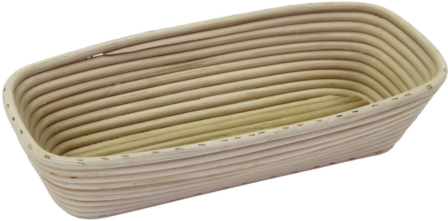 Bread proofing baskets long, angled shape plaited bottom 201500