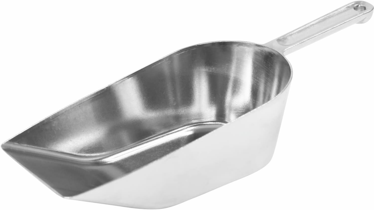 Flour scoops polished surface