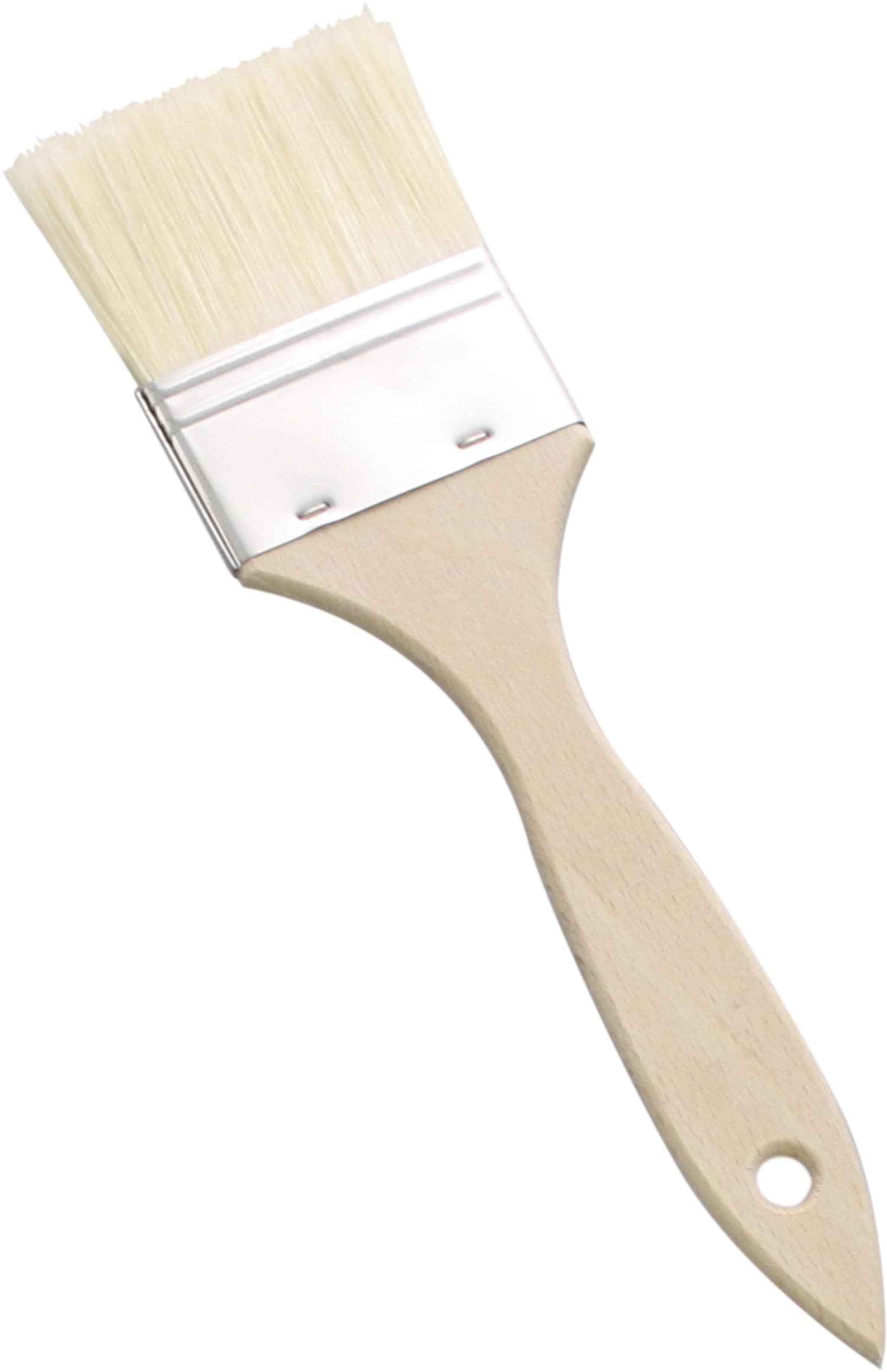 Food safe pastry brushes with wooden handle & white bristles - 200200